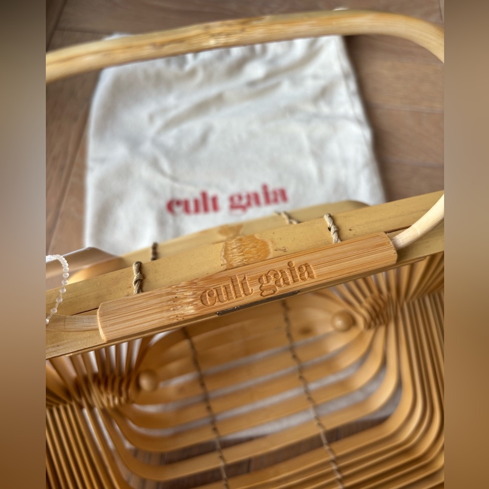 Cult Gaia Lilleth Natural Bamboo Bag - Picture 5 of 16